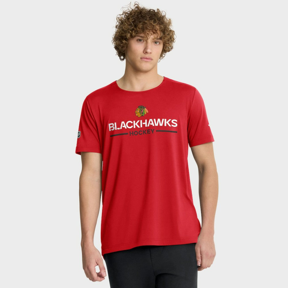 Chicago Blackhawks Fanatics Authentic Pro Rink Tech T-Shirt