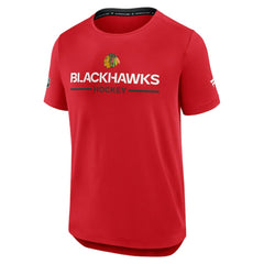 Chicago Blackhawks Fanatics Authentic Pro Rink Tech T-Shirt