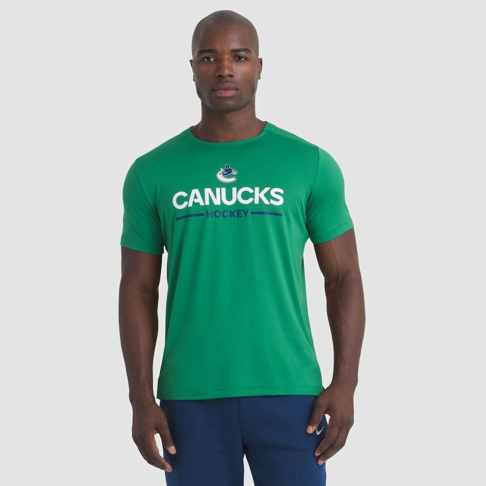 Vancouver Canucks Fanatics Authentic Pro Rink Tech T-Shirt