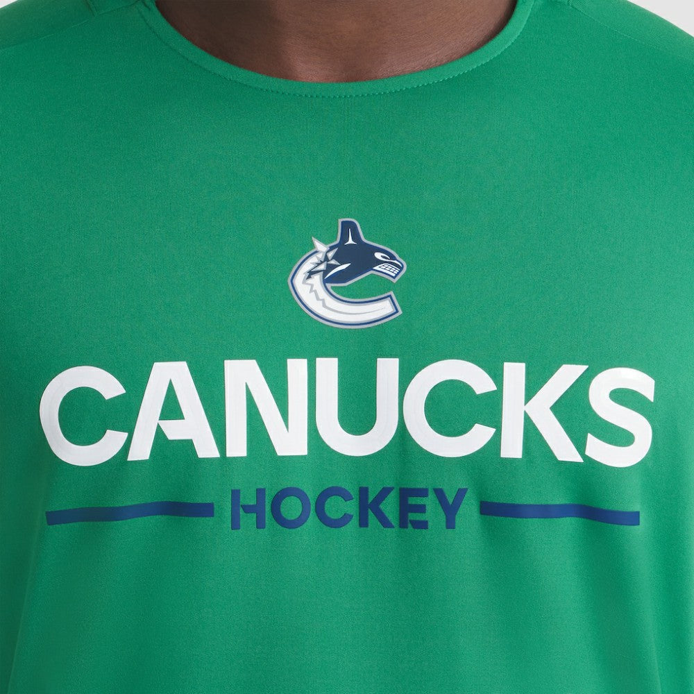 Vancouver Canucks Fanatics Authentic Pro Rink Tech T-Shirt