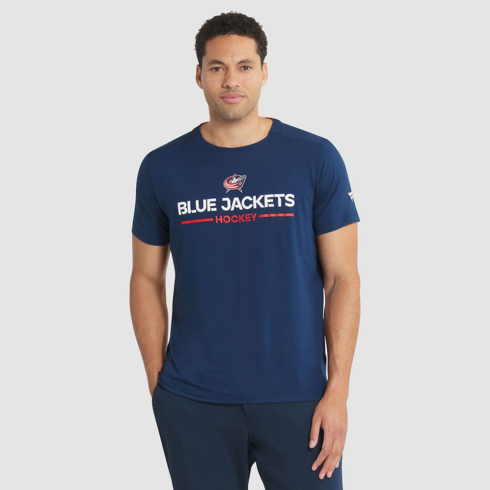 Columbus Blue Jackets Fanatics Authentic Pro Rink Tech T-Shirt