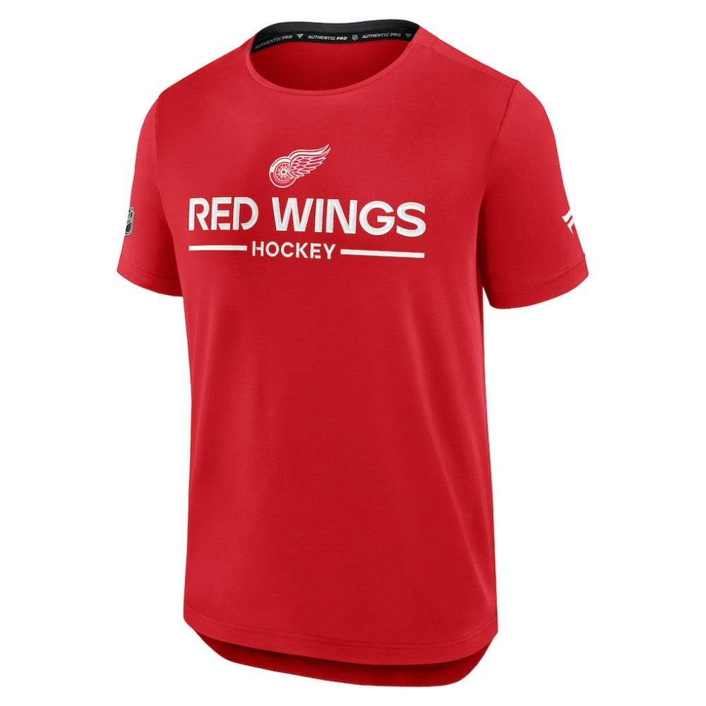 Detroit Red Wings Fanatics Authentic Pro Rink Tech T-Shirt