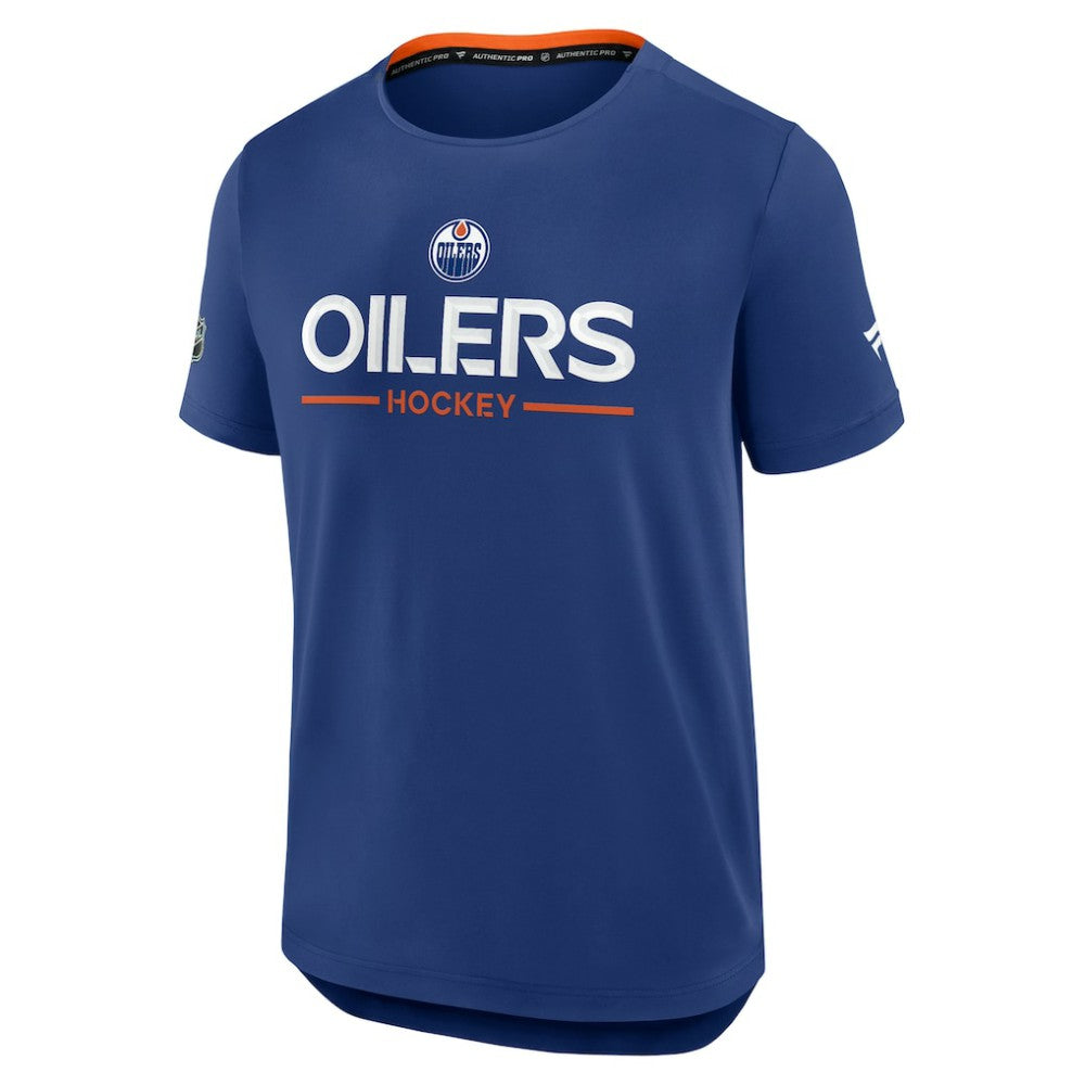 Edmonton Oilers Fanatics Authentic Pro Rink Tech T-Shirt