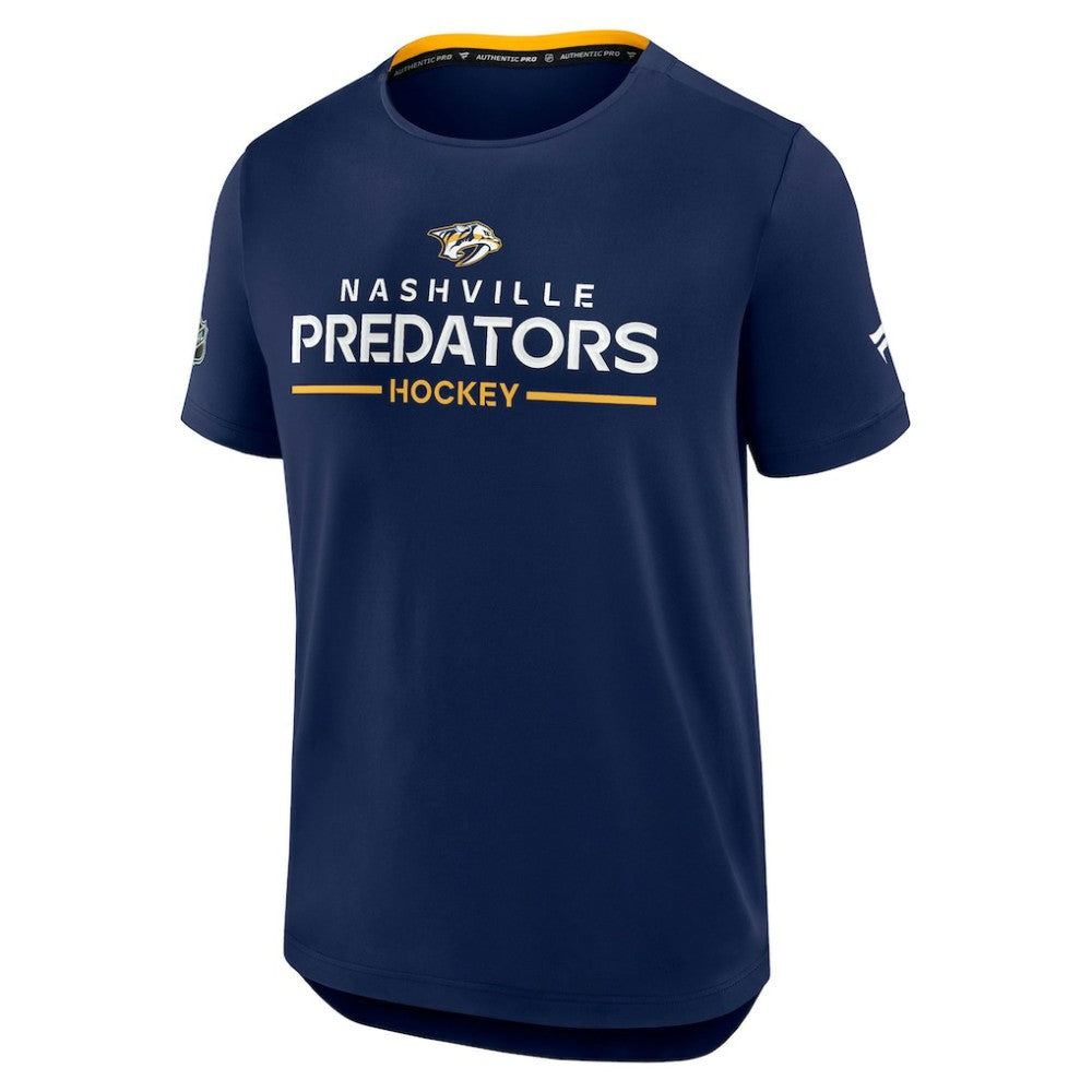 Nashville Predators Fanatics Authentic Pro Rink Tech T-Shirt