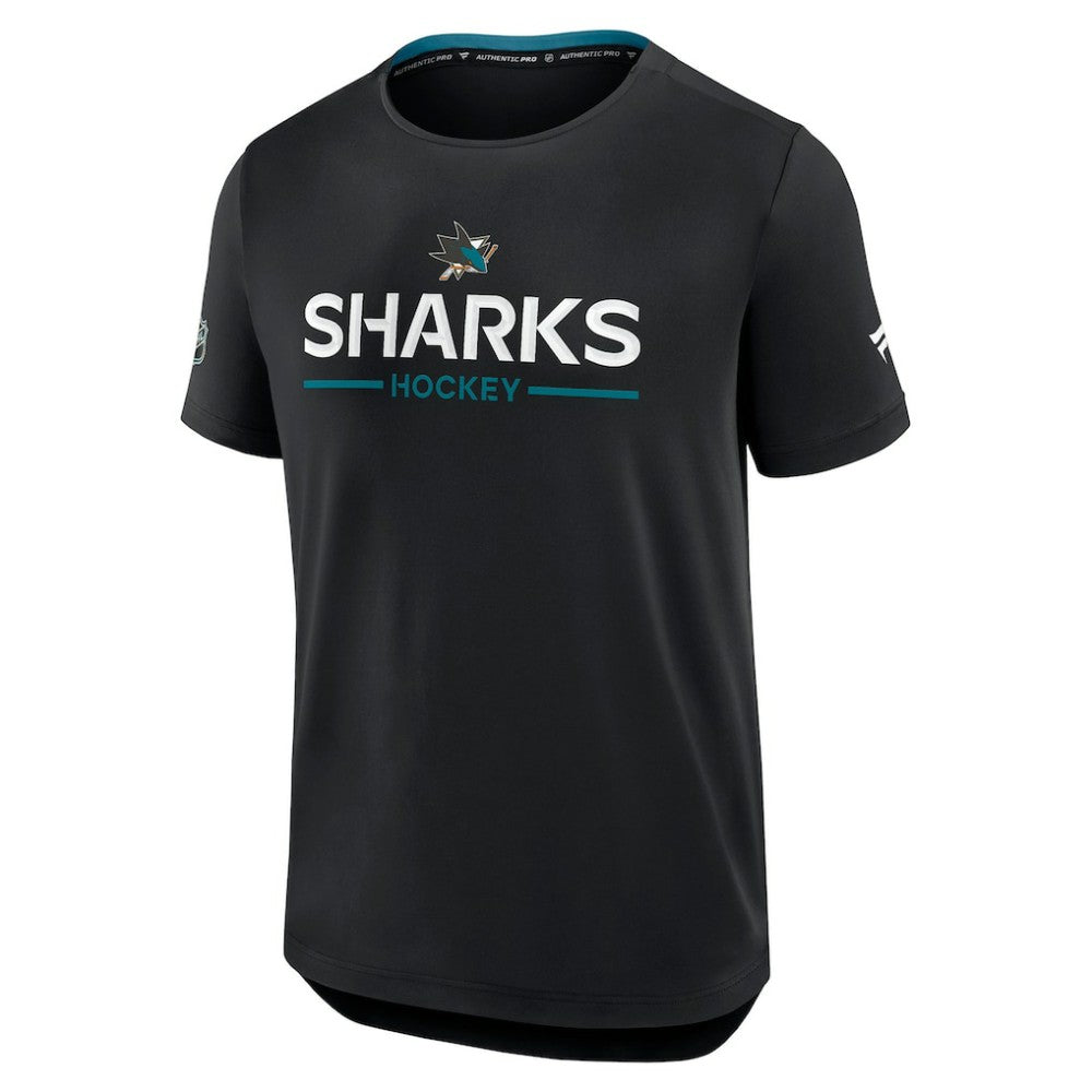 San Jose Sharks Fanatics Authentic Pro Rink Tech T-Shirt