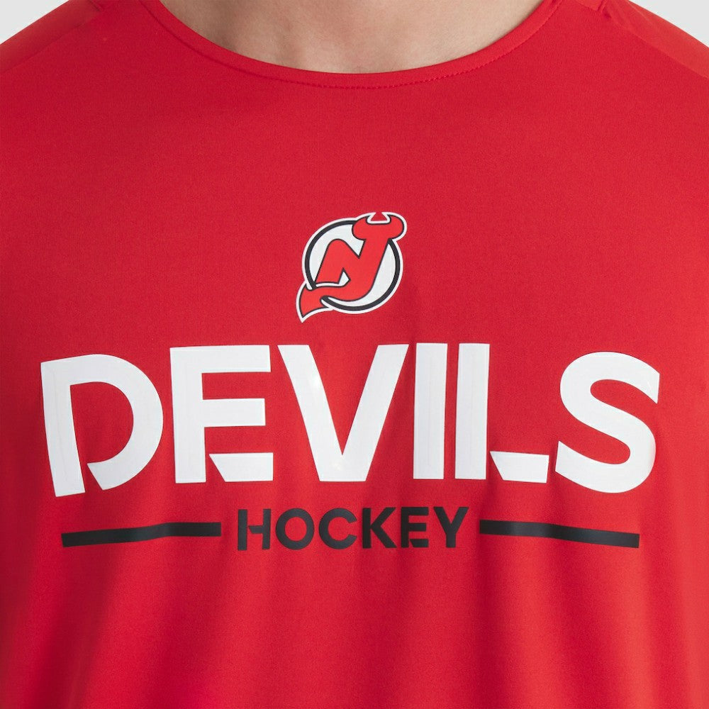 New Jersey Devils Fanatics Authentic Pro Rink Tech T-Shirt
