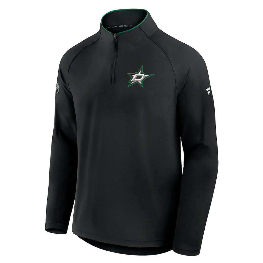 Dallas Stars Fanatics Authentic Pro Rink Training Quarter-Zip Pullover
