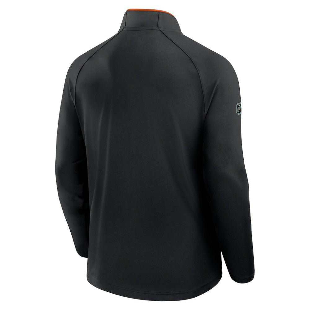 Philadelphia Flyers Fanatics Authentic Pro Rink Training Quarter-Zip Pullover