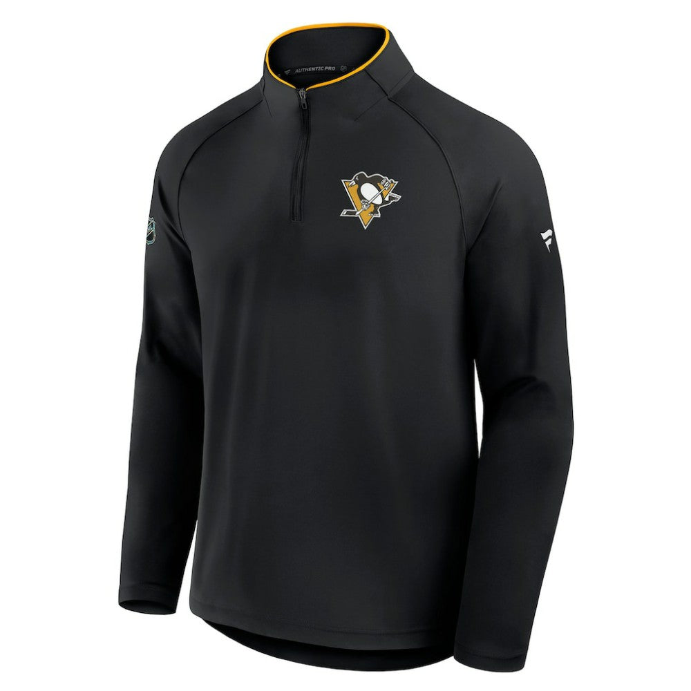 Pittsburgh Penguins Fanatics Authentic Pro Rink Training Quarter-Zip Pullover