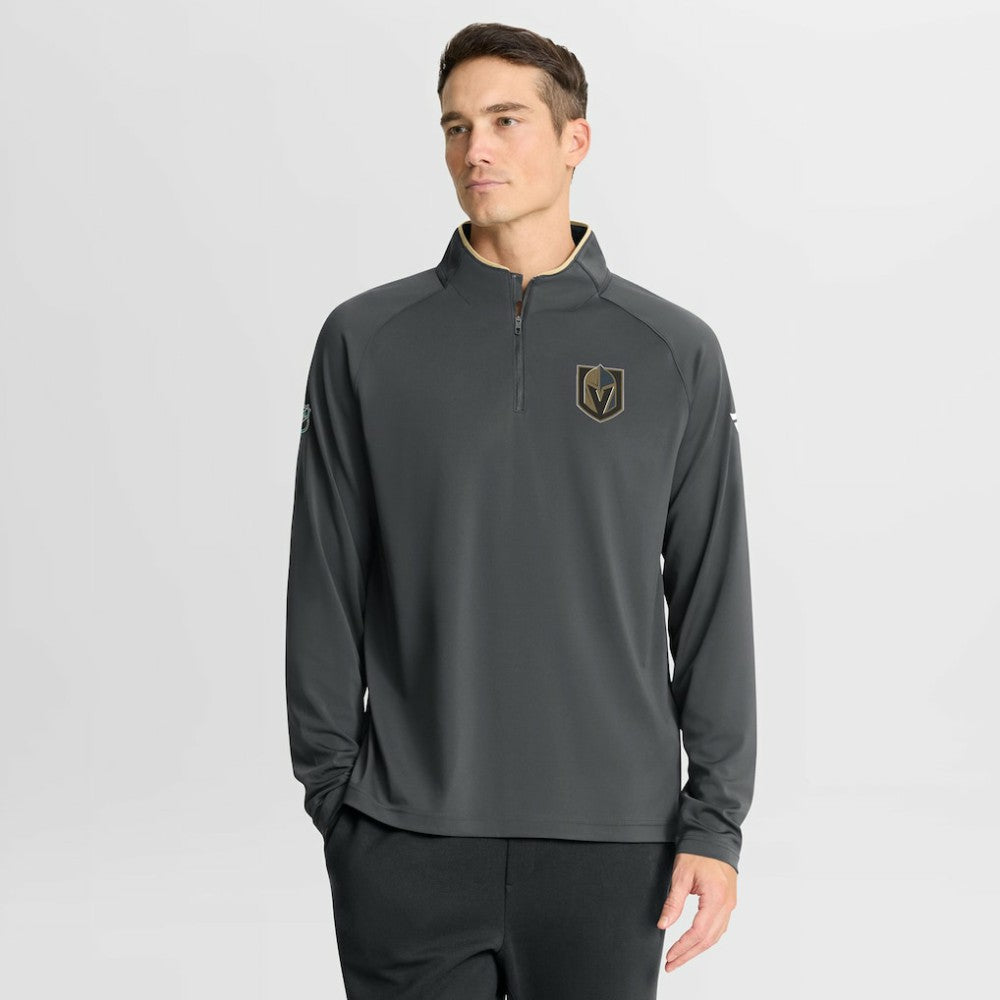 Vegas Golden Knights Fanatics Authentic Pro Rink Training Quarter-Zip Pullover