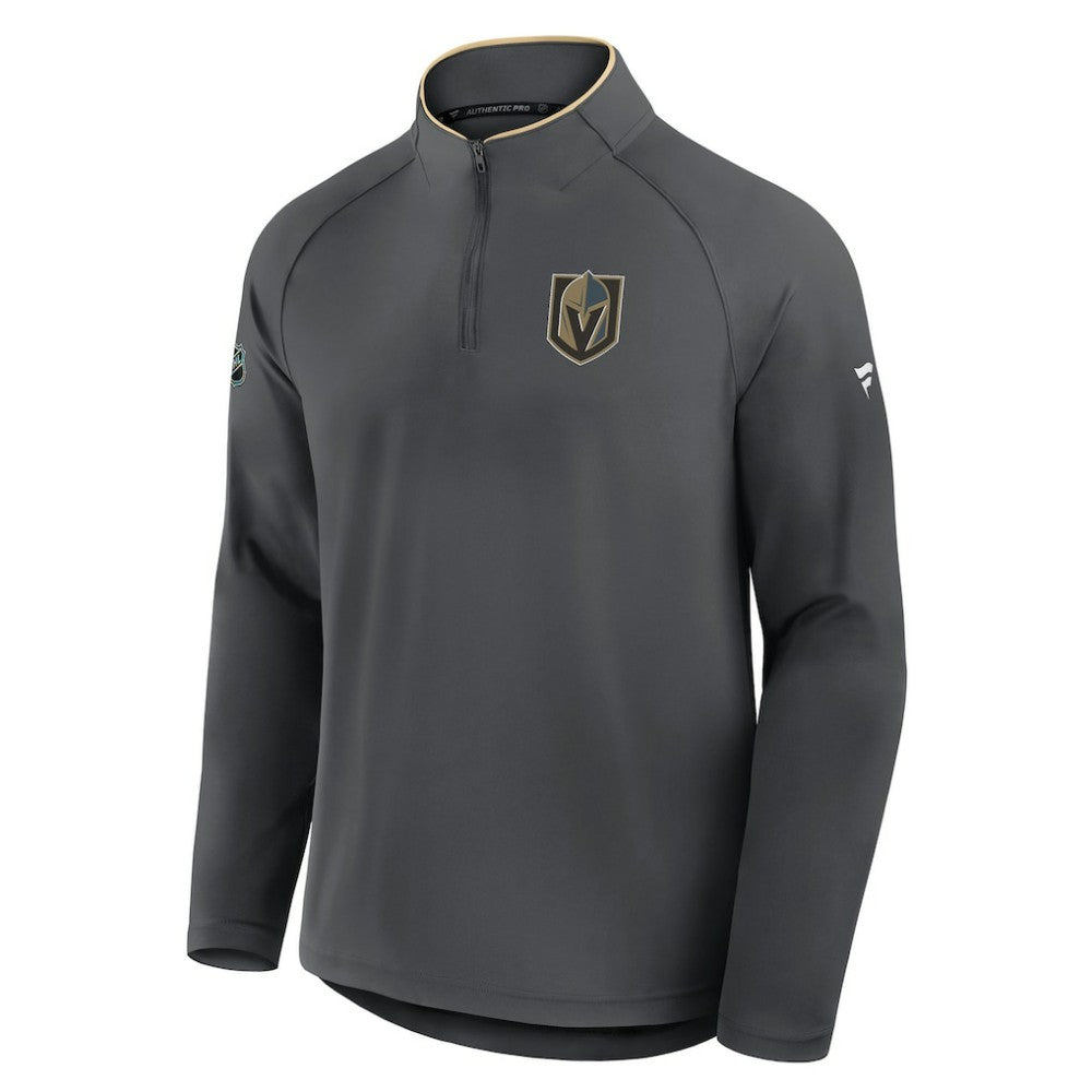 Vegas Golden Knights Fanatics Authentic Pro Rink Training Quarter-Zip Pullover