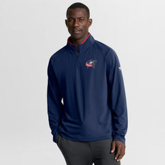 Columbus Blue Jackets Fanatics Authentic Pro Rink Training Quarter-Zip Pullover