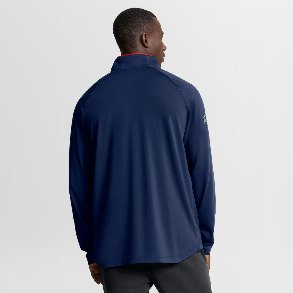 Columbus Blue Jackets Fanatics Authentic Pro Rink Training Quarter-Zip Pullover