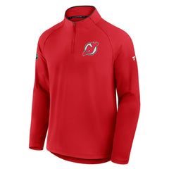 New Jersey Devils Fanatics Authentic Pro Rink Training Quarter-Zip Pullover