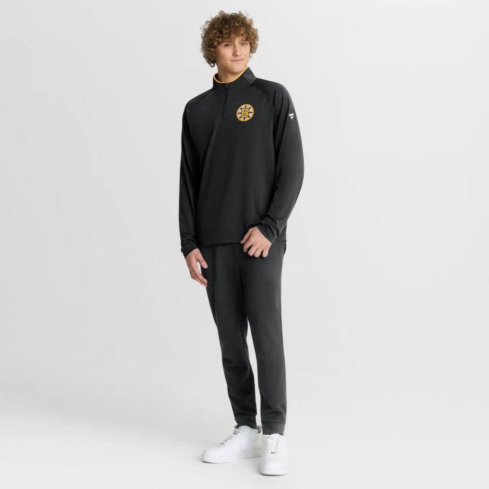 Boston Bruins Fanatics Authentic Pro Rink Training Quarter-Zip Pullover
