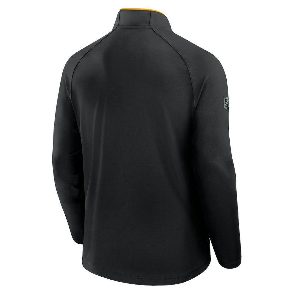 Boston Bruins Fanatics Authentic Pro Rink Training Quarter-Zip Pullover
