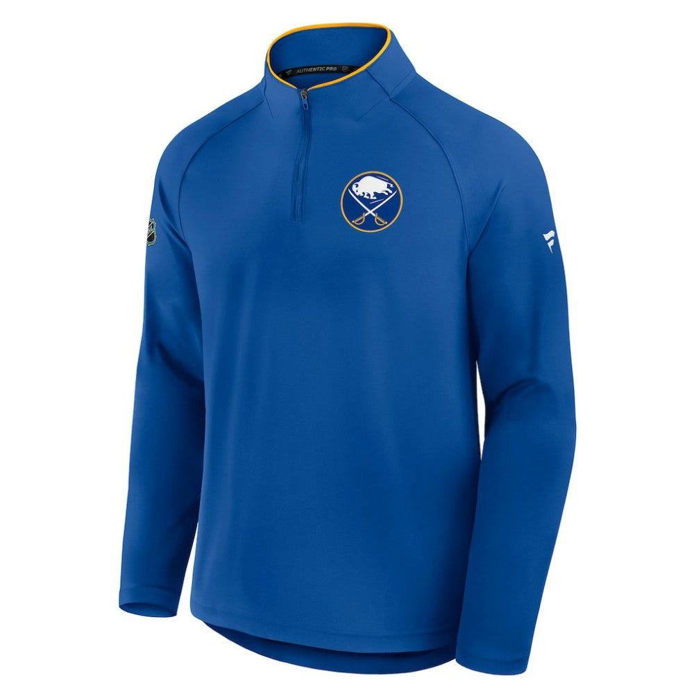 Buffalo Sabres Fanatics Authentic Pro Rink Training Quarter-Zip Pullover