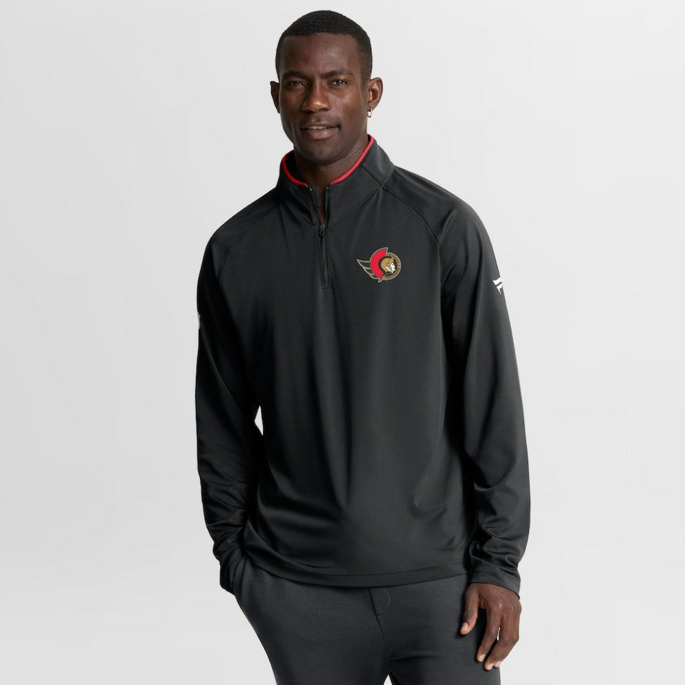 Ottawa Senators Fanatics Authentic Pro Rink Training Quarter-Zip Pullover