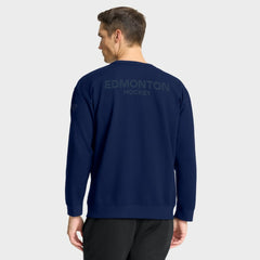 Edmonton Oilers Fanatics Authentic Pro Road Tri-Blend Sweatshirt