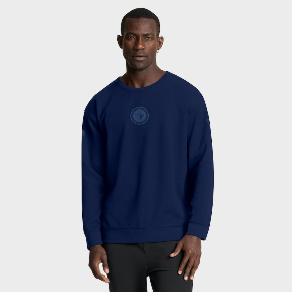 Winnipeg Jets Fanatics Authentic Pro Road Tri-Blend Sweatshirt