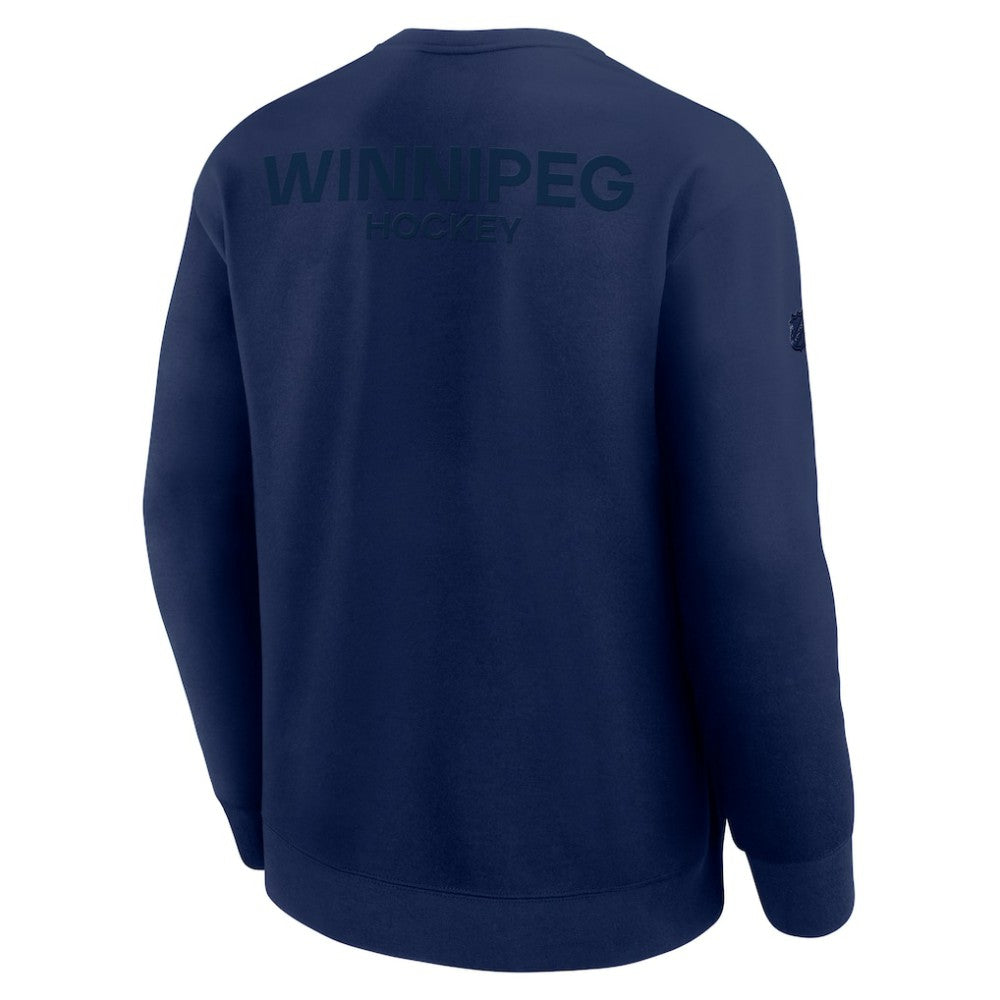 Winnipeg Jets Fanatics Authentic Pro Road Tri-Blend Sweatshirt