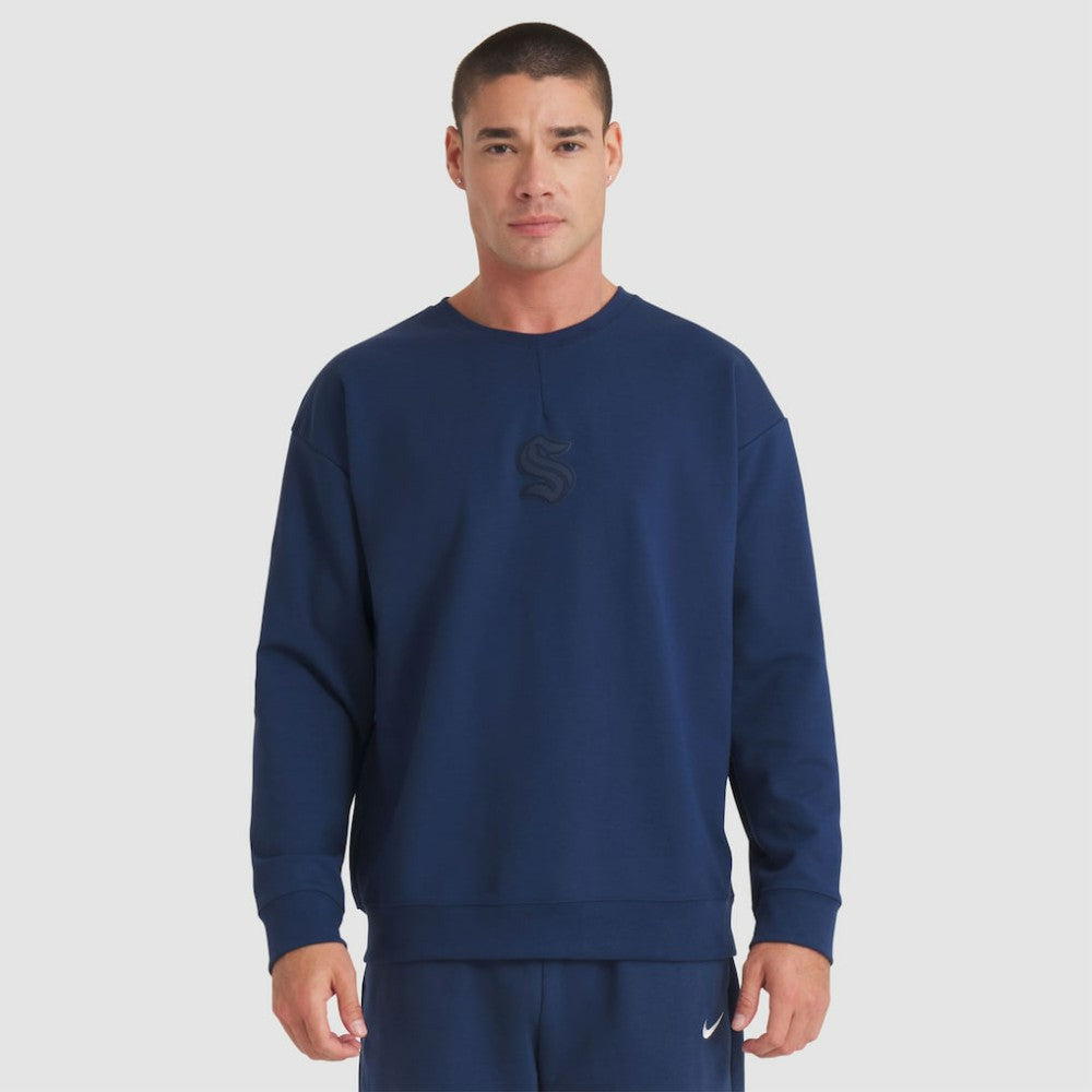 Seattle Kraken Fanatics Authentic Pro Road Tri-Blend Sweatshirt