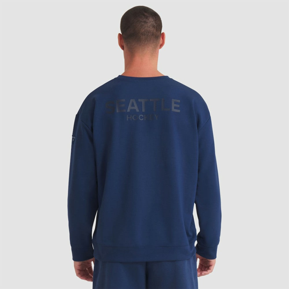 Seattle Kraken Fanatics Authentic Pro Road Tri-Blend Sweatshirt