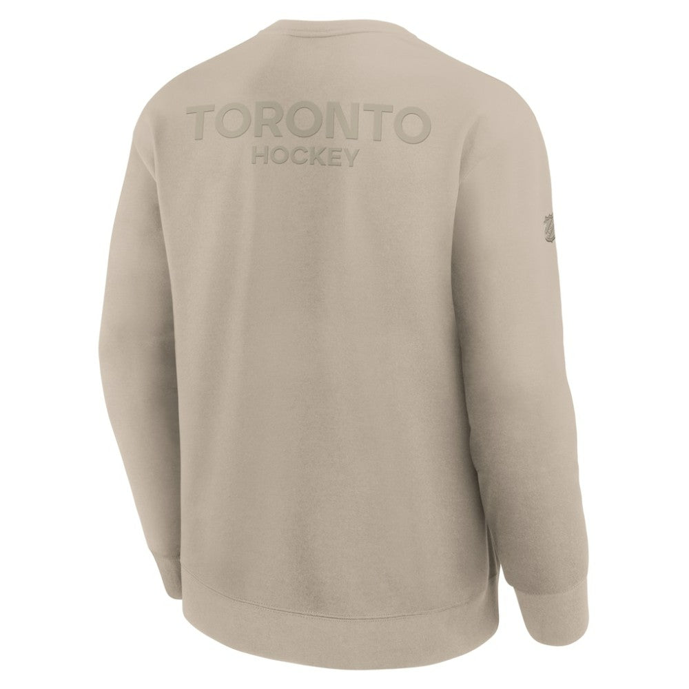 Toronto Maple Leafs Fanatics Authentic Pro Road Tri-Blend Sweatshirt