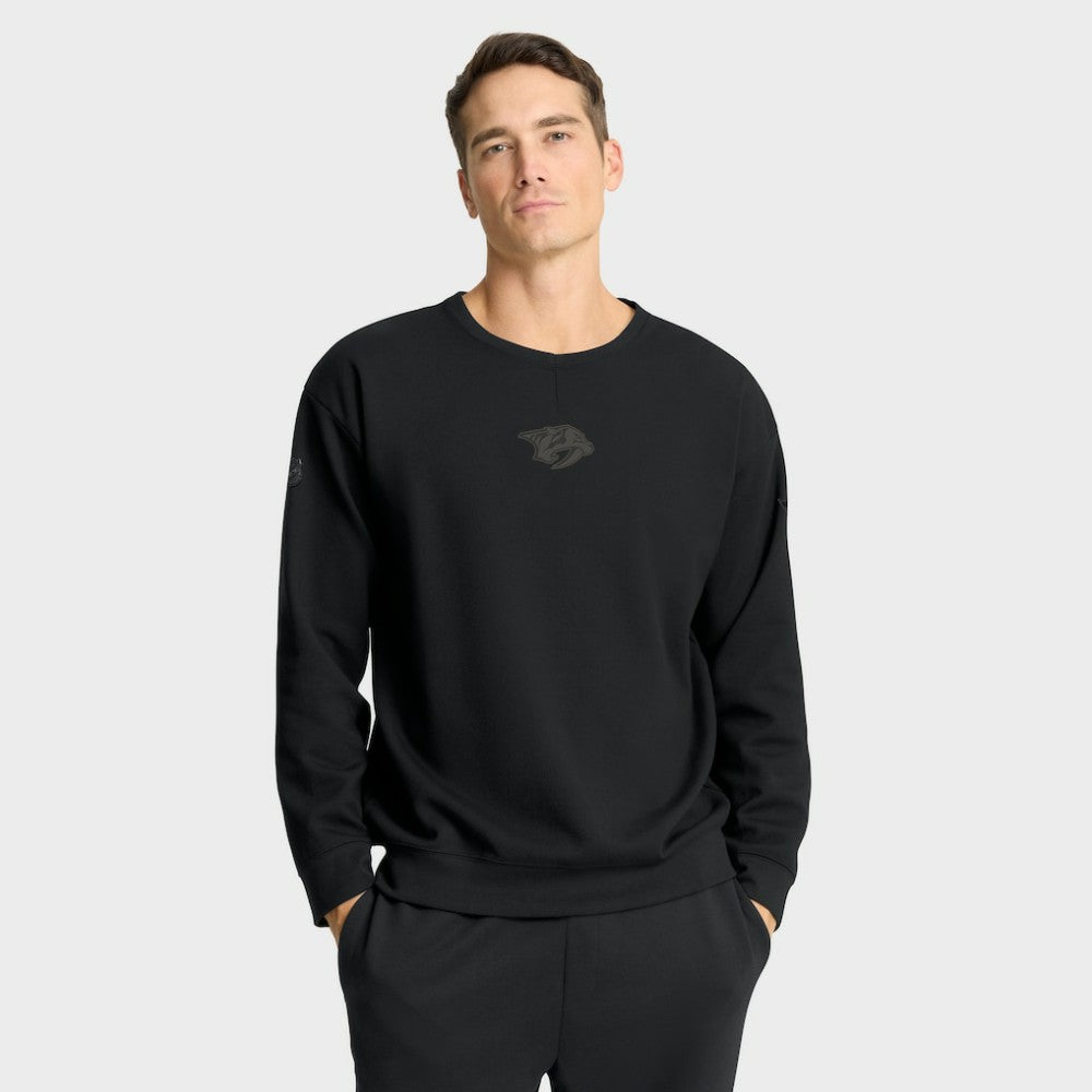 Nashville Predators Fanatics Authentic Pro Road Tri-Blend Sweatshirt