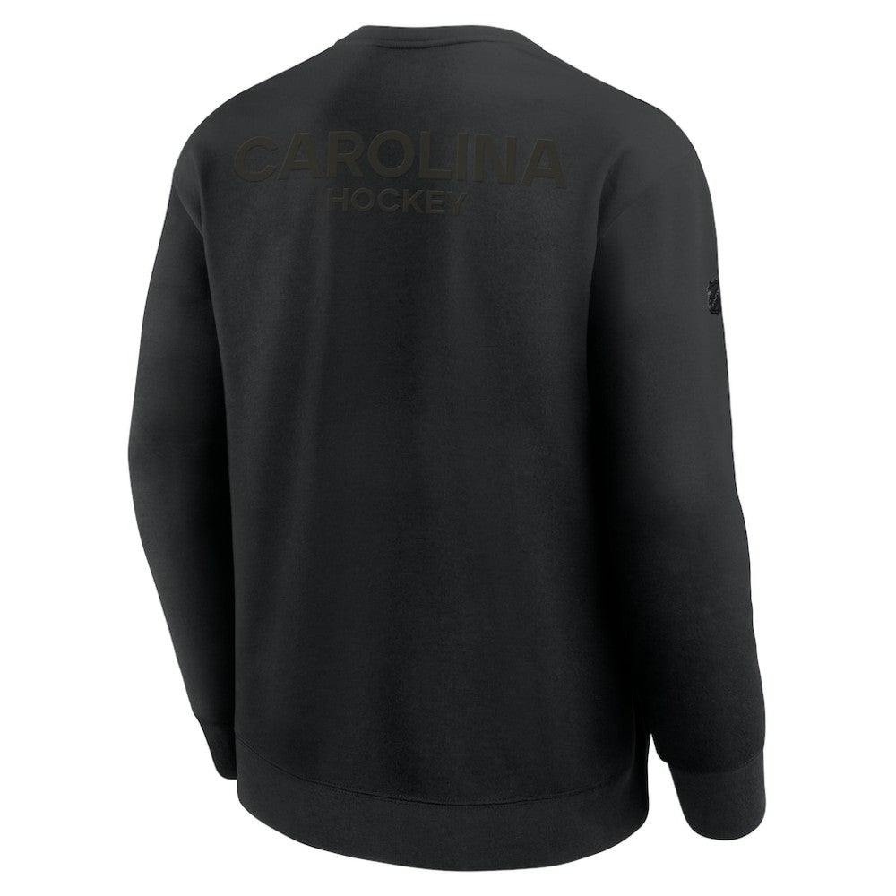 Carolina Hurricanes Fanatics Authentic Pro Road Tri-Blend Sweatshirt