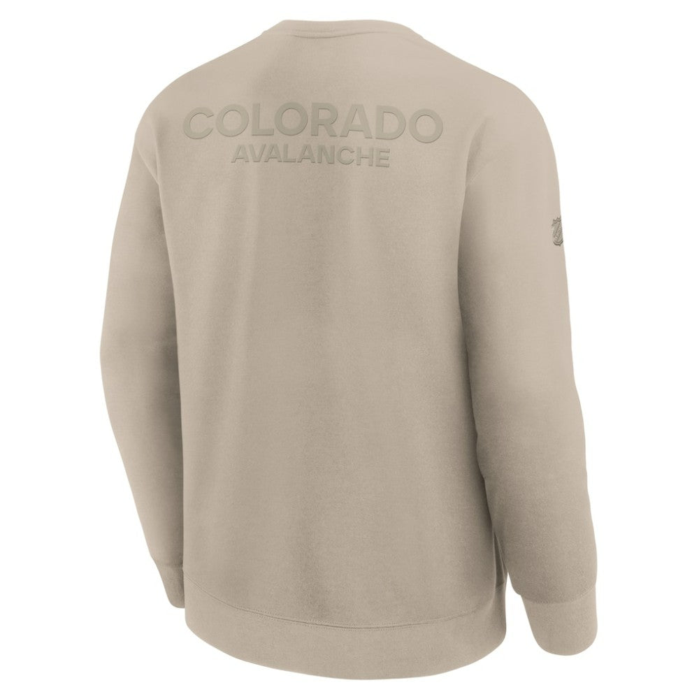 Colorado Avalanche Fanatics Authentic Pro Road Tri-Blend Sweatshirt