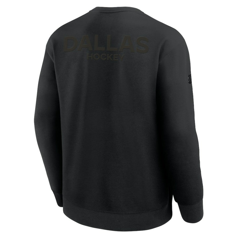 Dallas Stars Fanatics Authentic Pro Road Tri-Blend Sweatshirt