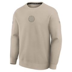 Boston Bruins Fanatics Authentic Pro Road Tri-Blend Sweatshirt