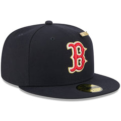 Boston Red Sox 2025 59FIFTY Day 59FIFTY Fitted Hat with Pins - Navy | New Era