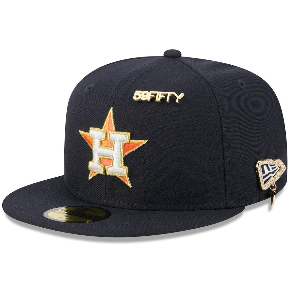 Houston Astros 2025 59FIFTY Day 59FIFTY Fitted Hat with Pins - Navy | New Era