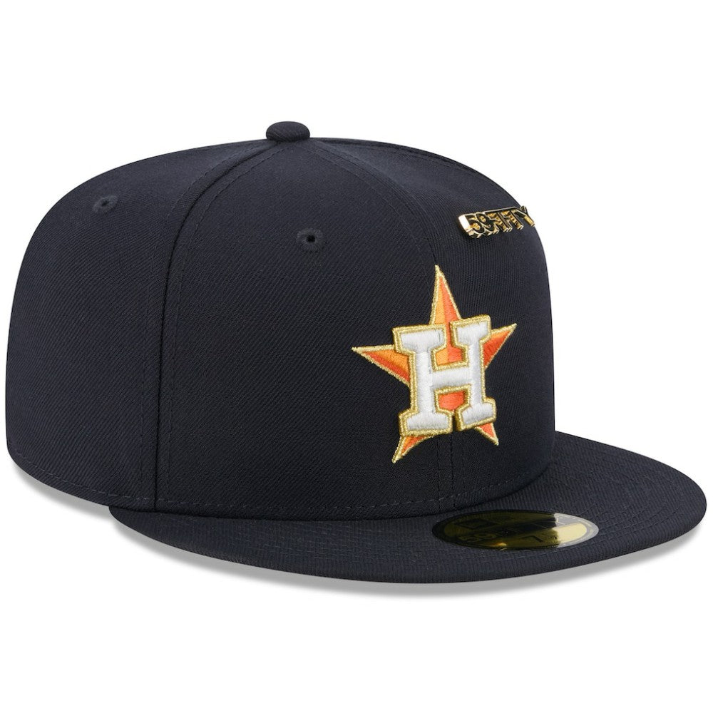 Houston Astros 2025 59FIFTY Day 59FIFTY Fitted Hat with Pins - Navy | New Era