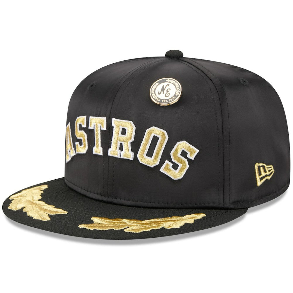 Houston Astros 2025 59FIFTY Day Gold Leaf 59FIFTY Fitted Hat - Black | New Era