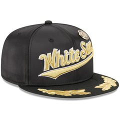 Chicago White Sox 2025 59FIFTY Day Gold Leaf 59FIFTY Fitted Hat - Black | New Era