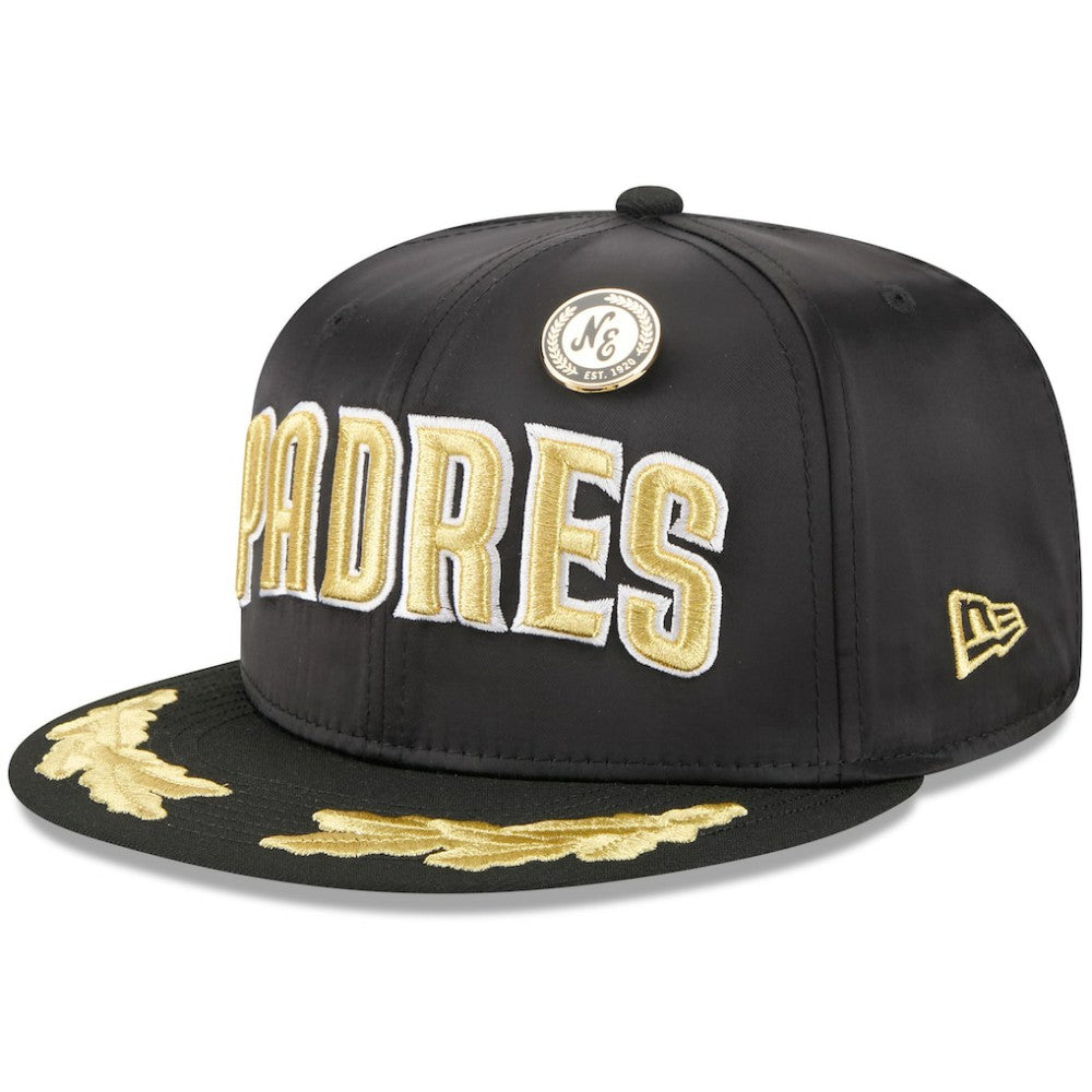 San Diego Padres 2025 59FIFTY Day Gold Leaf 59FIFTY Fitted Hat - Black | New Era