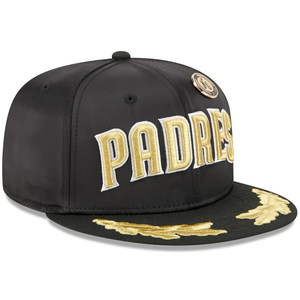 San Diego Padres 2025 59FIFTY Day Gold Leaf 59FIFTY Fitted Hat - Black | New Era