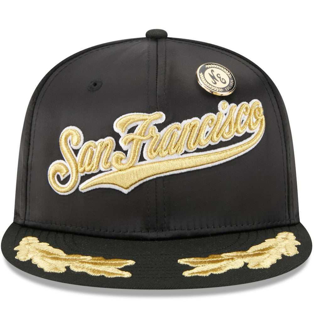San Francisco Giants 2025 59FIFTY Day Gold Leaf 59FIFTY Fitted Hat - Black | New Era