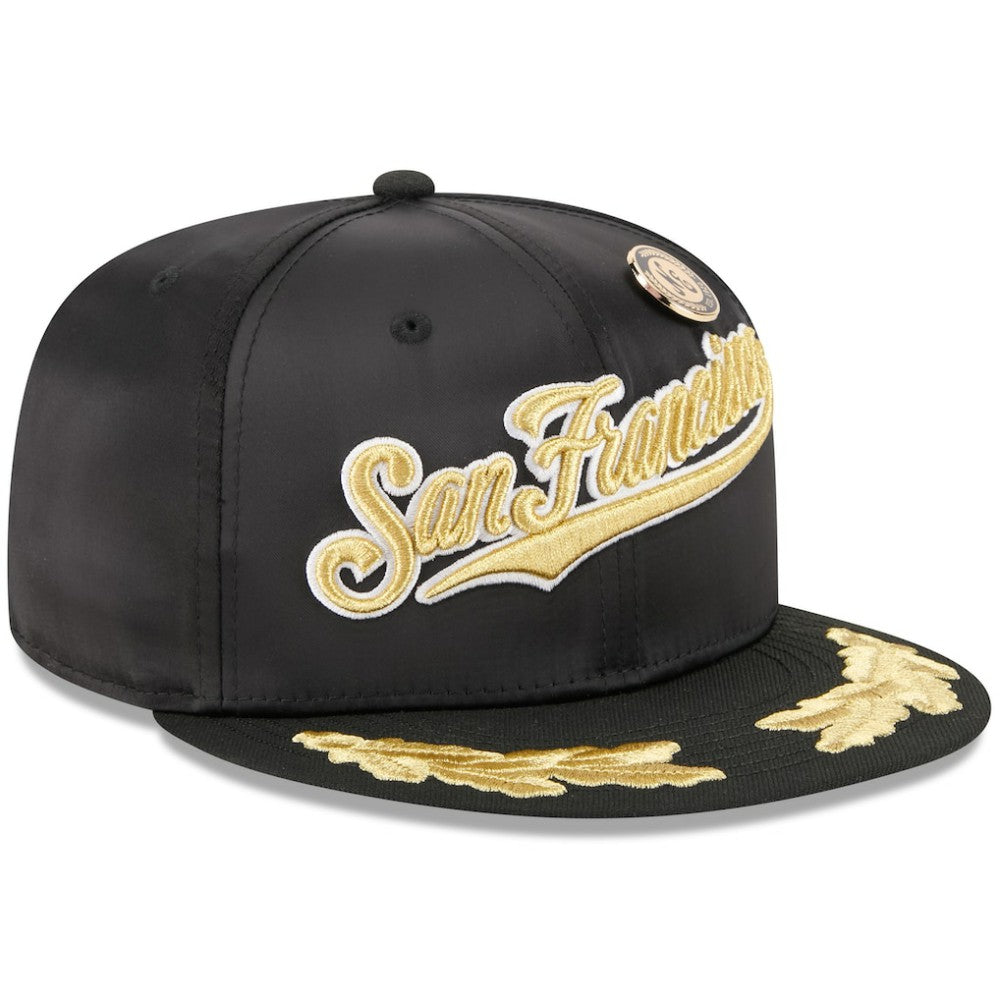 San Francisco Giants 2025 59FIFTY Day Gold Leaf 59FIFTY Fitted Hat - Black | New Era