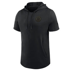 Boston Bruins Fanatics Authentic Pro Road Short Sleeve Hoodie