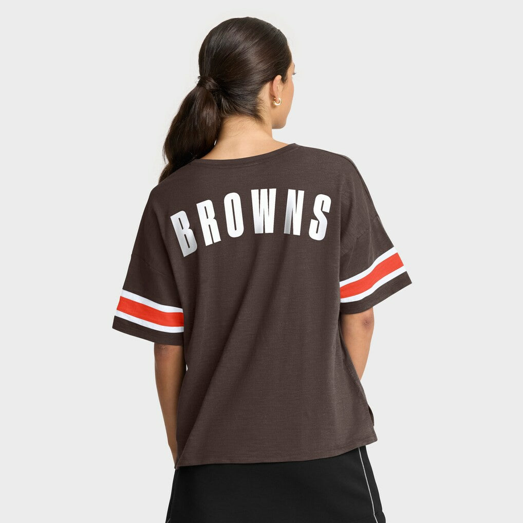 NFL Cleveland Browns Women's Redzone Curl Route T-Shirt