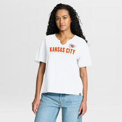 NFL Kansas City Chiefs Women's Redzone Slub Boxy T-Shirt