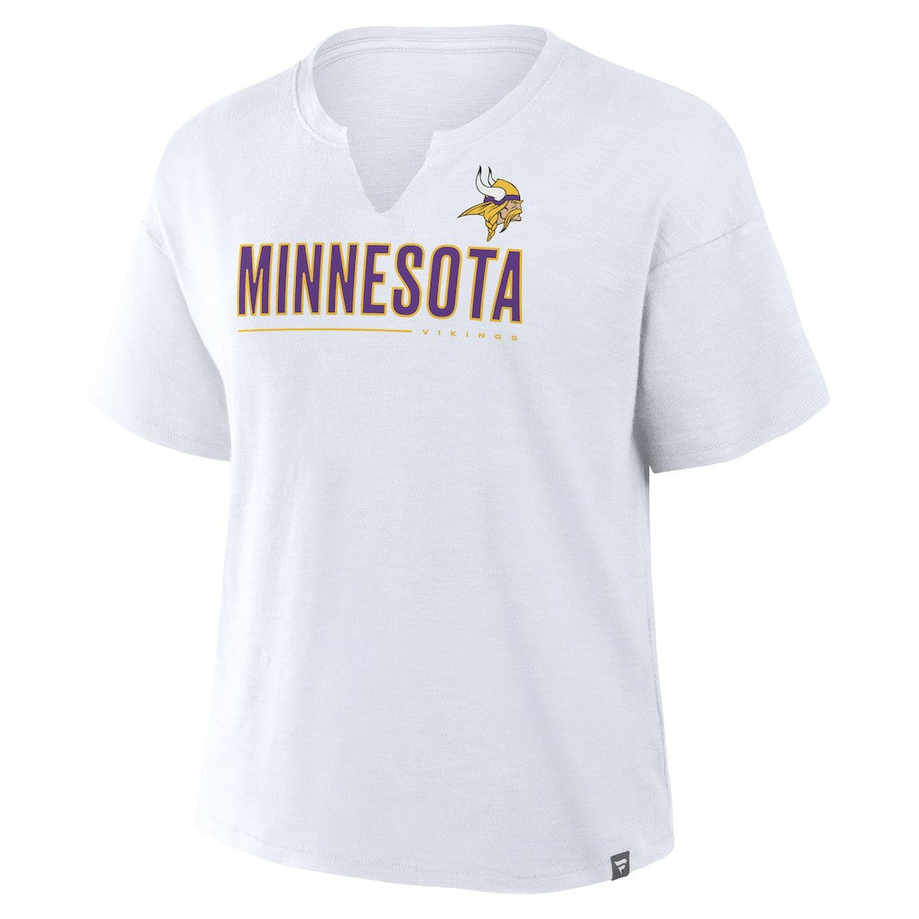 NFL Minnesota Vikings Women's Redzone Slub Boxy T-Shirt