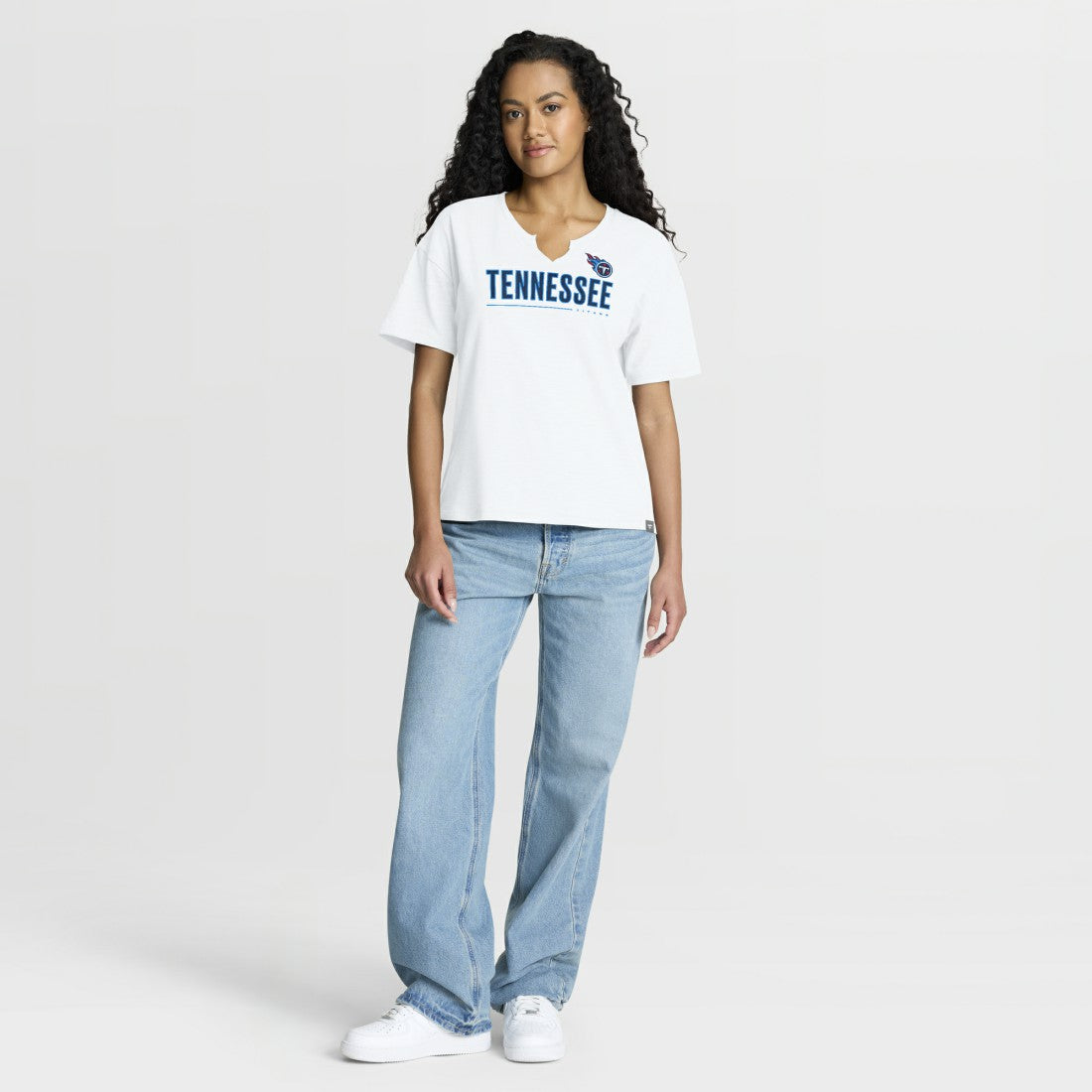 NFL Tennessee Titans Women's Redzone Slub Boxy T-Shirt