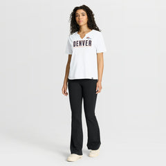 NFL Denver Broncos Women's Redzone Slub Boxy T-Shirt