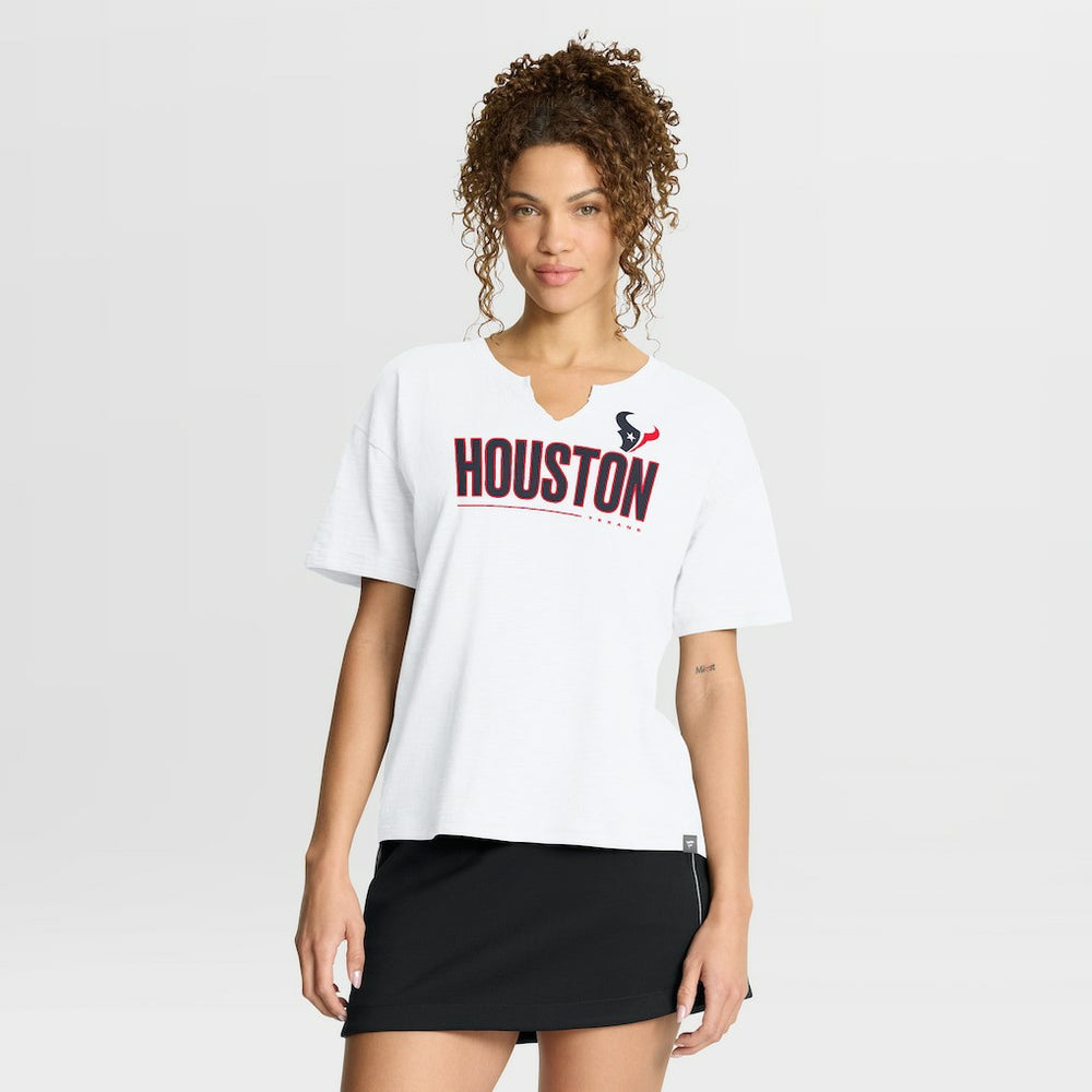 NFL Houston Texans Women's Redzone Slub Boxy T-Shirt
