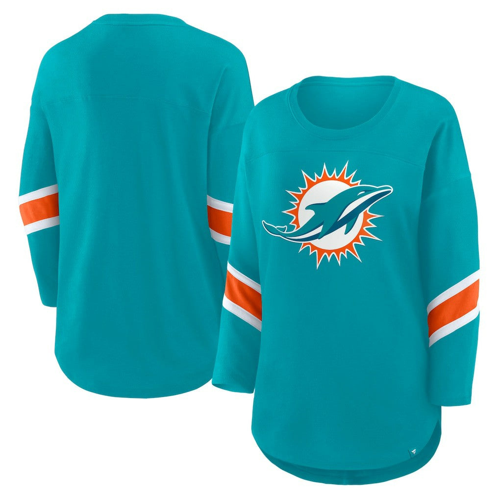 NFL Miami Dolphins Women's Redzone 3/4-Sleeve T-Shirt